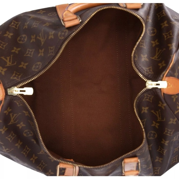 Louis Vuitton Monogram Keepall 45 Travel Boston Bag M41428 Weekender - Picture 11 of 11